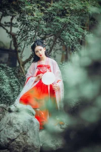 Captivating Artistic Expression in YiTuYu Art Language Vol.4154 Featuring Xiao Jing Xian - image 3