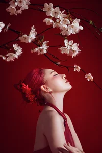 Stunning Red Dress Fashion Inspiration with Ngô Lan Hương: Elegant Festive Outfits for the New Year and Special Occasions - image 1