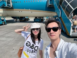 Truong Giang Celebrates Son's First Birthday While Hong Dang Debuts Luxury Car - image 5