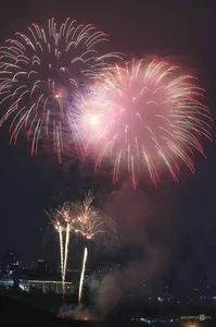 Massive Crowds Gather at Thong Nhat Park for Spectacular Fireworks Display - image 4
