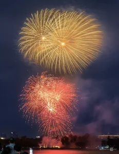 Massive Crowds Gather at Thong Nhat Park for Spectacular Fireworks Display - image 3