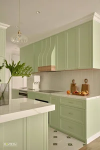 15+ Modern I-Shaped Kitchen Designs for Optimized Small-Space Living - image 0