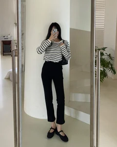 10 Elegant Ways to Style Straight-Leg Pants for a Tall Office Look - image 4