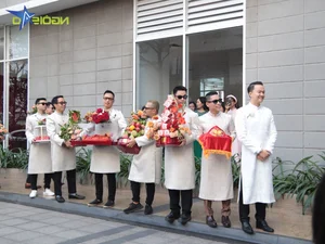 Groom Vinh Nguyen Shines in Elegant Ao Dai for Engagement to Diem My 9X - image 6