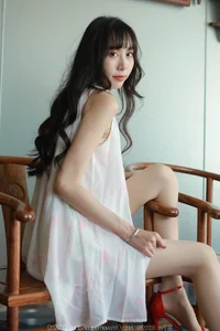 Elegant Tuan Tuan in Red Shoes and Silk Stockings Photography - image 18
