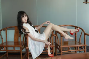 Elegant Tuan Tuan in Red Shoes and Silk Stockings Photography - image 15