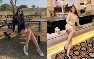Minh Vuong Girlfriend Masters Elegant and Alluring Style - image 3