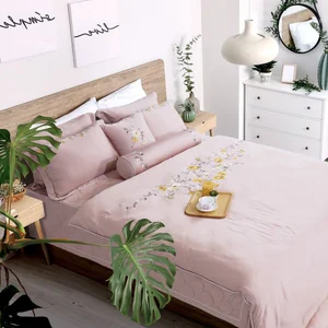 Experience Comfort with the ESB23022 Hoa Moc Lan Four-Season Quilted Bedding Set - image 1