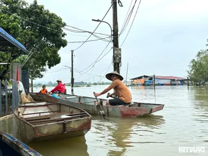 Hanoi Flooding Crisis: A Mother’s Brave Escape with Her 9-Month-Old Baby - image 13