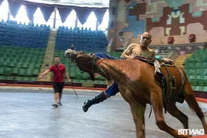 The Artist's Tet: Circus and Cheo Performers Work Through the Holidays for Premium Pay - image 0
