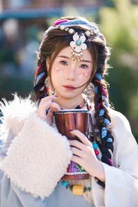 Vẻ Đẹp Thanh Khiết: Huang Ying Giữa Cánh Đồng Hoa Gesang Rực Rỡ Nơi Cao Nguyên - image 19