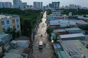 Ho Chi Minh City High Tides: Residents Isolated as Water Levels Reach Record Highs - image 0