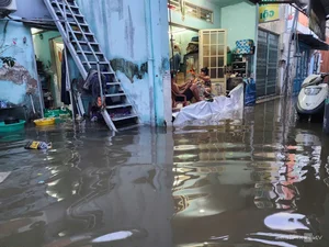 Ho Chi Minh City High Tides: Residents Isolated as Water Levels Reach Record Highs - image 5