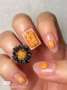 Unique Seafood and Sushi Inspired Nail Art Designs for Food Lovers - image 4