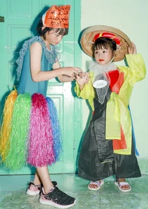 Trang Tran Daughter Shines in Eco-Friendly Recycled Fashion Show - image 0