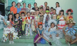 Trang Tran Daughter Shines in Eco-Friendly Recycled Fashion Show - image 8