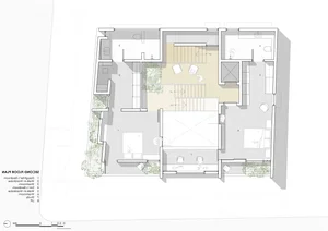 Split-Level Urban Oasis: Integrating Nature into a 500m2 Modern Home - image 9