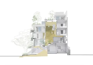 Split-Level Urban Oasis: Integrating Nature into a 500m2 Modern Home - image 32