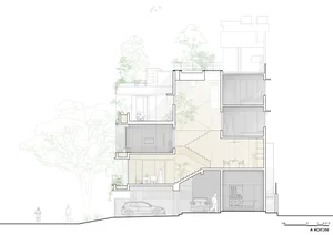 Split-Level Urban Oasis: Integrating Nature into a 500m2 Modern Home - image 27