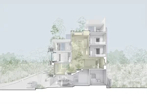 Split-Level Urban Oasis: Integrating Nature into a 500m2 Modern Home - image 36