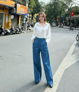 Wide-Leg Pants Style Guide: Inspired by Hong Diem and Huyen Lizzie - image 0