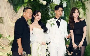 Chi Pu and Top Vietnamese Celebrities Attend Rapper Dat G's Wedding - image 9