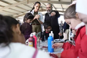 Prince Harry and Meghan Markle Make Surprise Appearance in Jordan - image 0