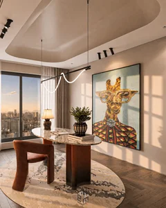 Modern Art Meets Luxury: Inside The 175m2 Infiniti Apartment Design - image 9