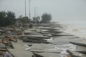 Coastal Destruction: Aftermath of Storm Trami on Vietnam's Coastal Roads - image 4