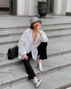 How to Style a Classic White Shirt Like Vietnamese Celebrities This Autumn - image 3