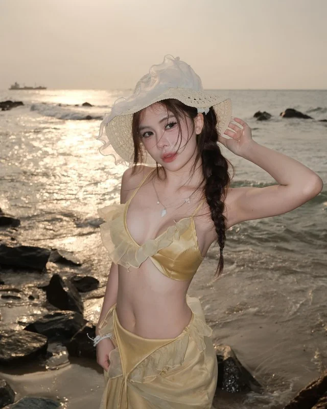 TikTok Star Ngan Ha Welcomes Summer with Stunning Bikini Gallery