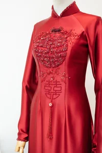 Inside Doan Van Hau and Doan Hai My's Exquisite Custom Wedding Ao Dai - image 2