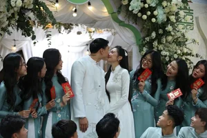Inside Doan Van Hau and Doan Hai My's Exquisite Custom Wedding Ao Dai - image 4