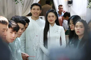 Inside Doan Van Hau and Doan Hai My's Exquisite Custom Wedding Ao Dai - image 7