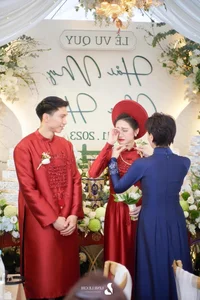 Inside Doan Van Hau and Doan Hai My's Exquisite Custom Wedding Ao Dai - image 3