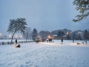 AI Reimagines Hanoi Covered in Dreamy White Snow - image 6