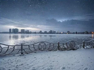 AI Reimagines Hanoi Covered in Dreamy White Snow - image 7