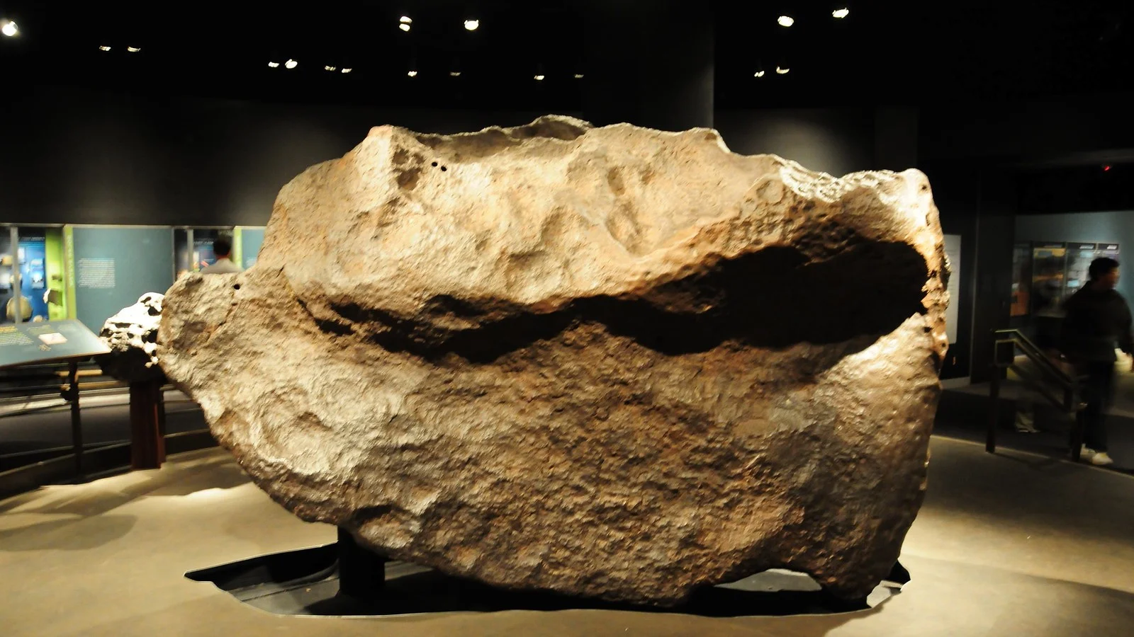 A 34-Ton Messenger from Space: The Massive Meteorite Fragment on Display