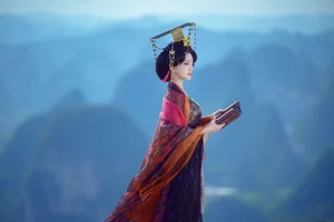 YiTuYu Art Language Vol.9849: Classic Beauty with Long Mei Er - image 3