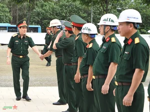 General Luong Cuong Inspects Progress of the New Vietnam Military History Museum - image 3