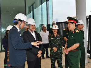 General Luong Cuong Inspects Progress of the New Vietnam Military History Museum - image 2