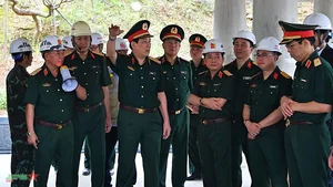 General Luong Cuong Inspects Progress of the New Vietnam Military History Museum - image 5