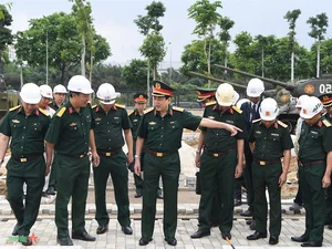 General Luong Cuong Inspects Progress of the New Vietnam Military History Museum - image 9