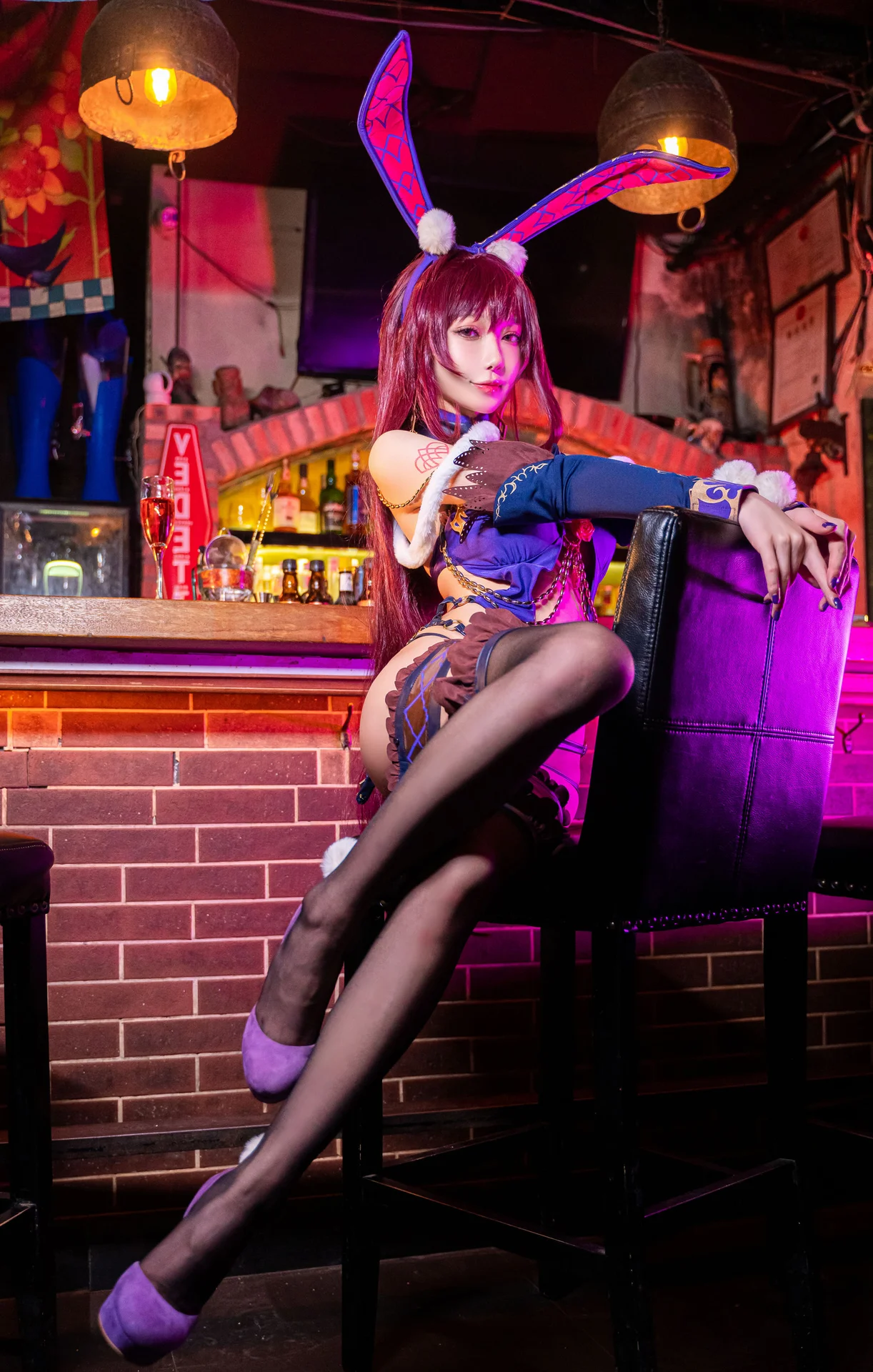 Abao Shines as Scathach Bunny Girl in Fate/Grand Order Gallery
