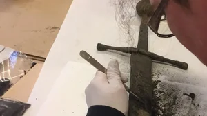 Remarkable Discovery of an Incredibly Well-Preserved Medieval Sword Unveiled - image 2