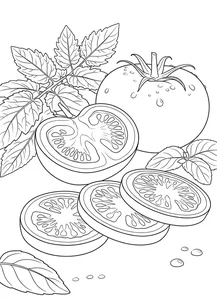 133+ Creative Tomato Coloring Pages: Beautiful Designs for Kids and Art Lovers - image 31