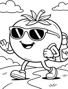 133+ Creative Tomato Coloring Pages: Beautiful Designs for Kids and Art Lovers - image 26