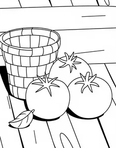 133+ Creative Tomato Coloring Pages: Beautiful Designs for Kids and Art Lovers - image 29