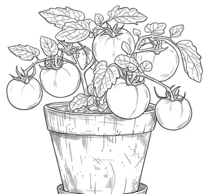 133+ Creative Tomato Coloring Pages: Beautiful Designs for Kids and Art Lovers - image 4