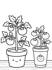 133+ Creative Tomato Coloring Pages: Beautiful Designs for Kids and Art Lovers - image 28